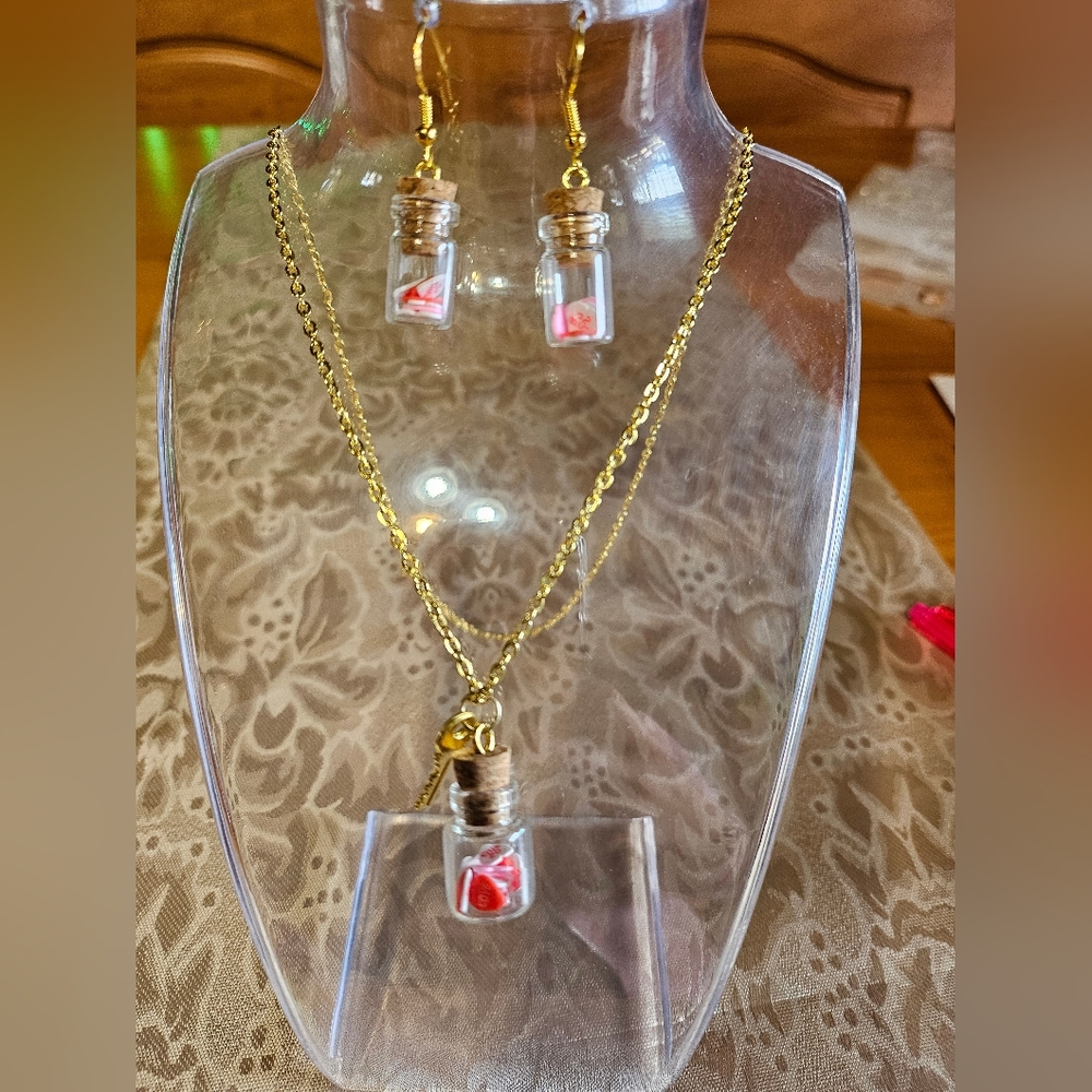 🌺🌺Key To My Heart Jewelry Set